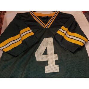 Vintage Green Bay Packers BRETT FAVRE #4 Jersey YOUTH LARGE 14/16 LogoAthletic